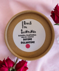 bougie divine églantine rose ancienne