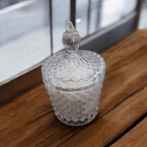 bougie naturelle ambre