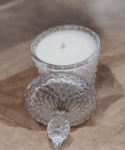 Bougie naturelle ambre