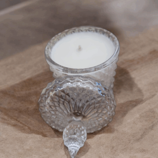 Bougie naturelle ambre
