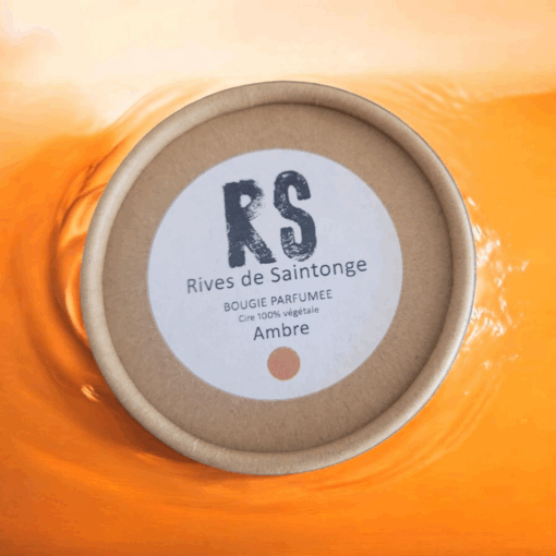 bougie parfumée ambre
