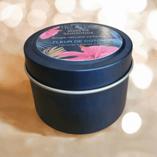 bougie parfum frais fleur de coton