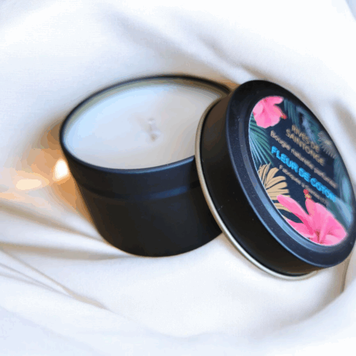 Bougie parfum frais fleur de coton