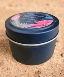 Bougie naturelle ambre