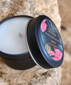 Bougie naturelle ambre