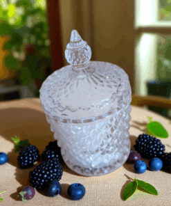 Bougie mûre et myrtille naturelle fruits rouges