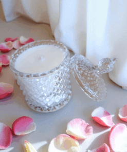 Bougie rose ancienne de Grasse