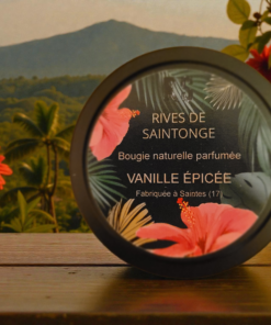 bougie vanille cire naturelle soja