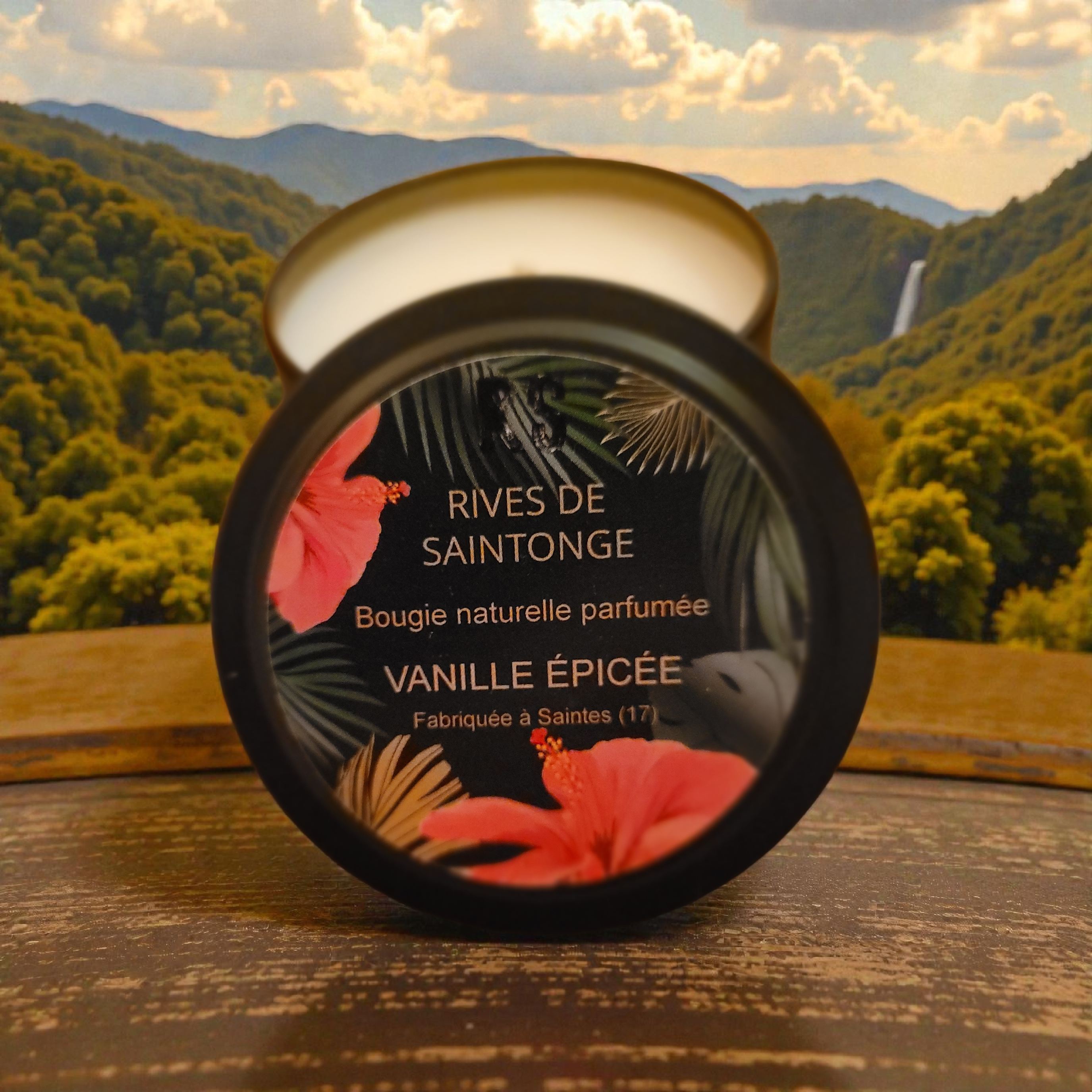 bougie vanille cire soja