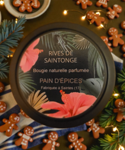 bougie pain d'épices cire soja naturelle