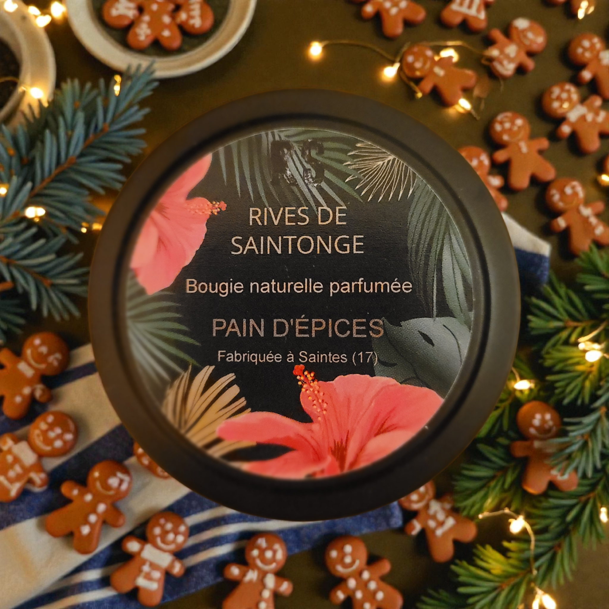 bougie pain d'épices cire soja naturelle