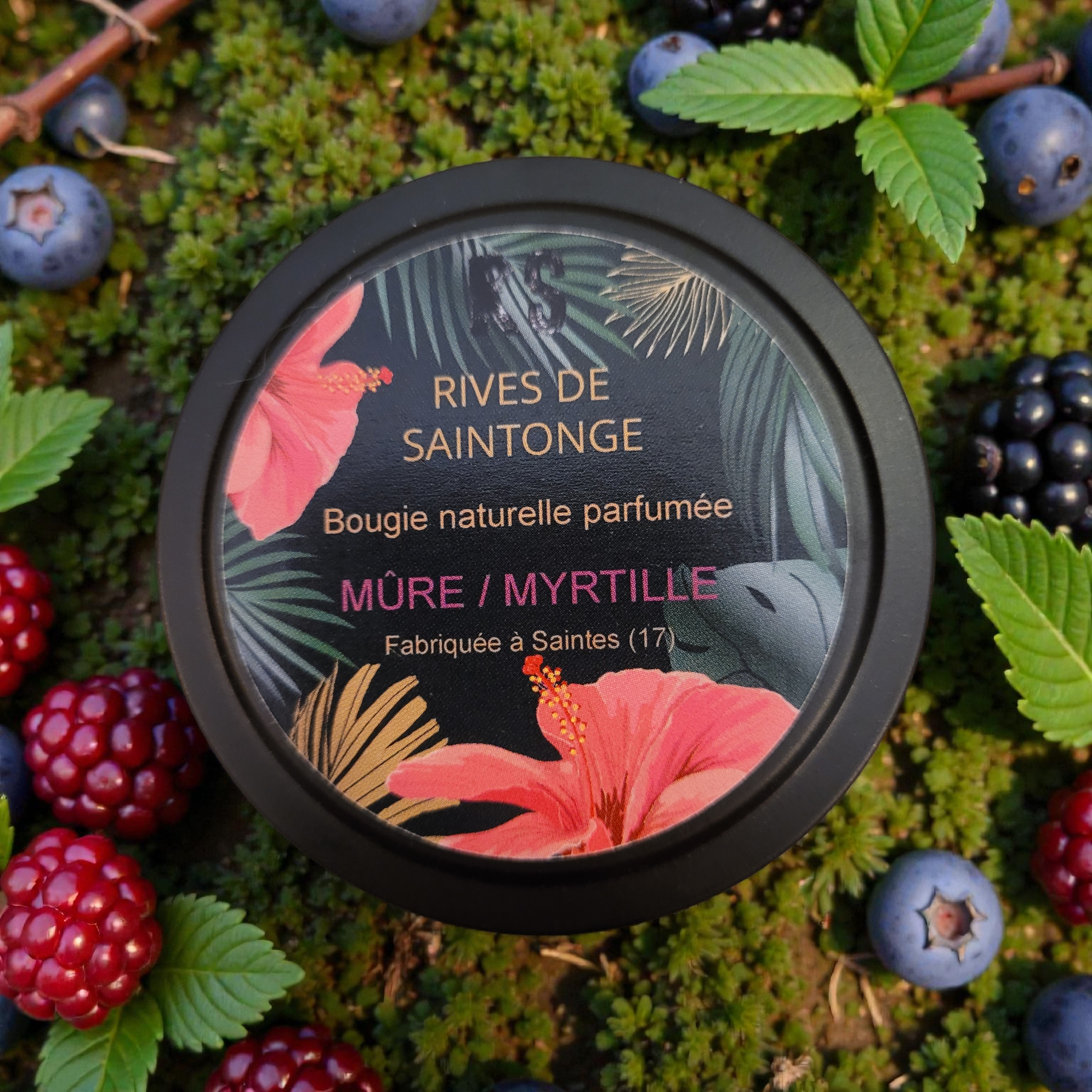 bougie fruits rouges mure et myrtille