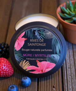 Bougie fruits rouges mûre et myrtille