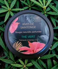 bougie thé vert cire soja