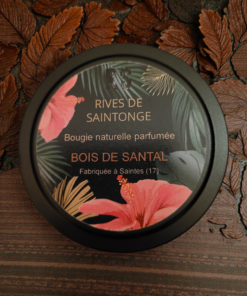 Bougie naturelle bois de santal