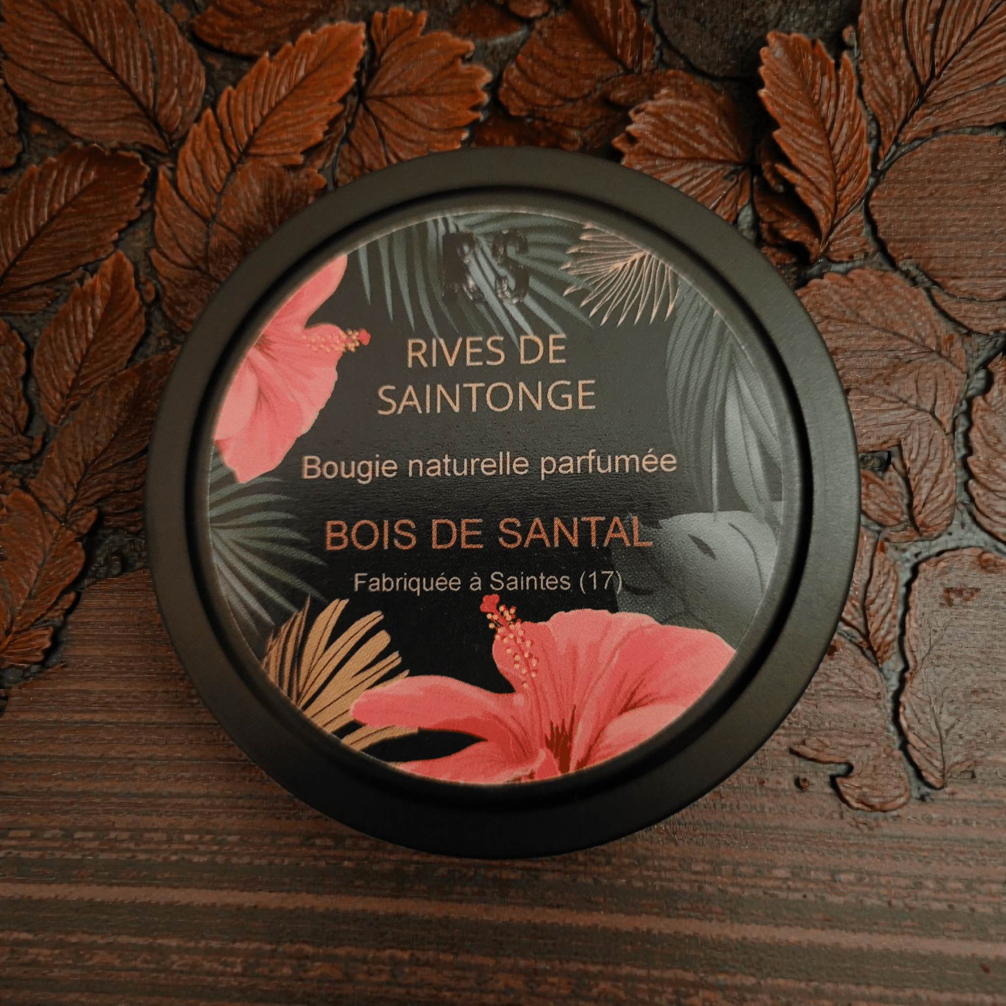 Bougie naturelle bois de santal