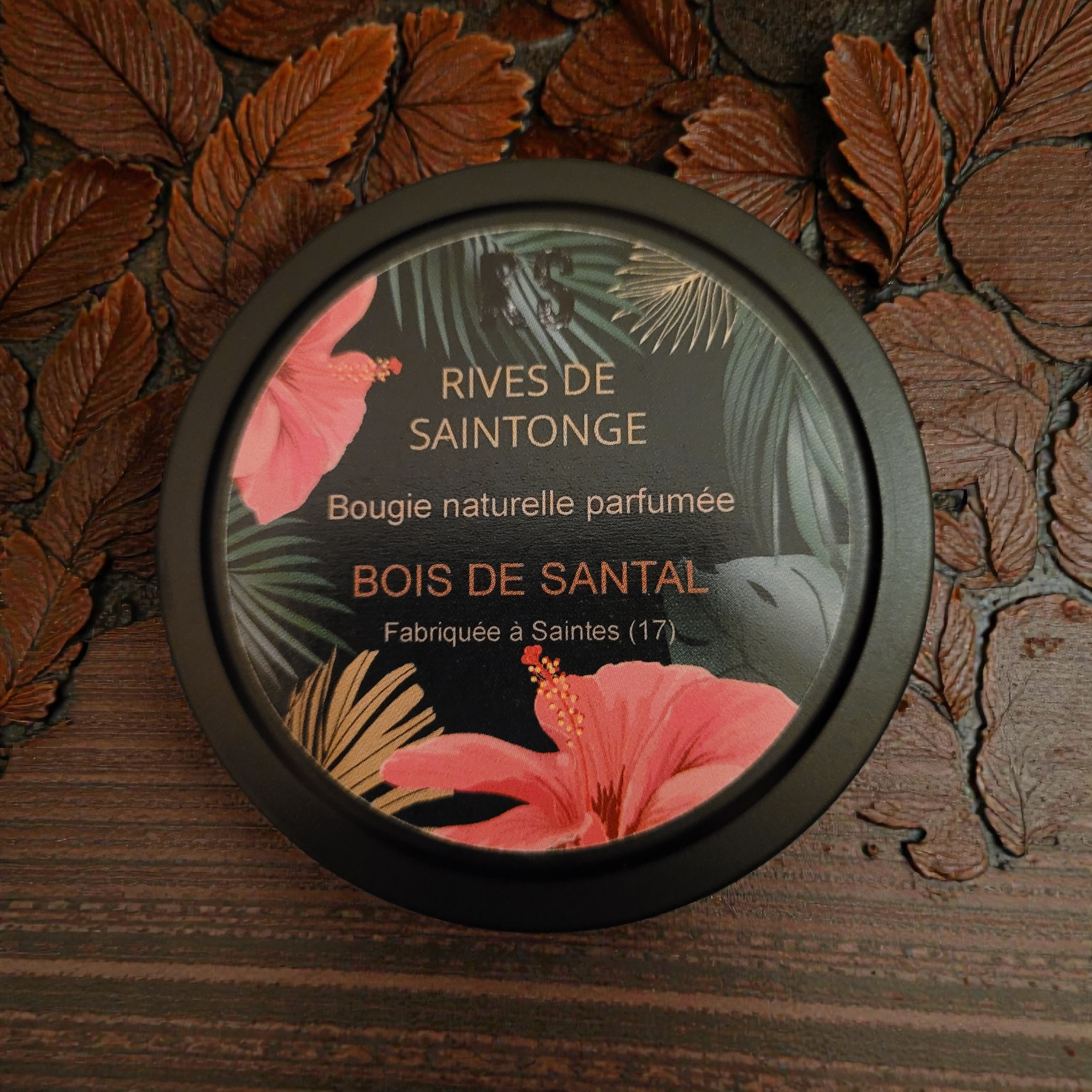 Bougie naturelle bois de santal