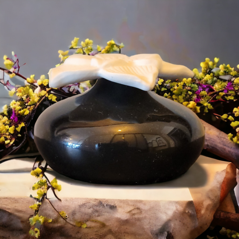 Diffuseur De Parfum Narcisse Zen'Arôme - Fleur En Céramique - Diffusion Naturelle