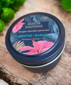 bougie naturelle menthe