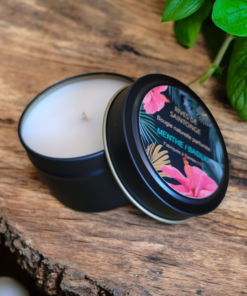 bougie menthe basilic en cire de soja
