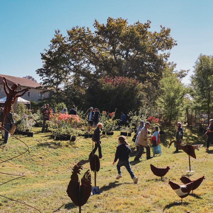 Fête des plantes et des jardins, domaine de Péré à Prissé la Charrière