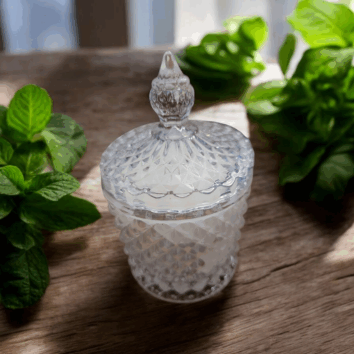 bougie nature menthe et basilic