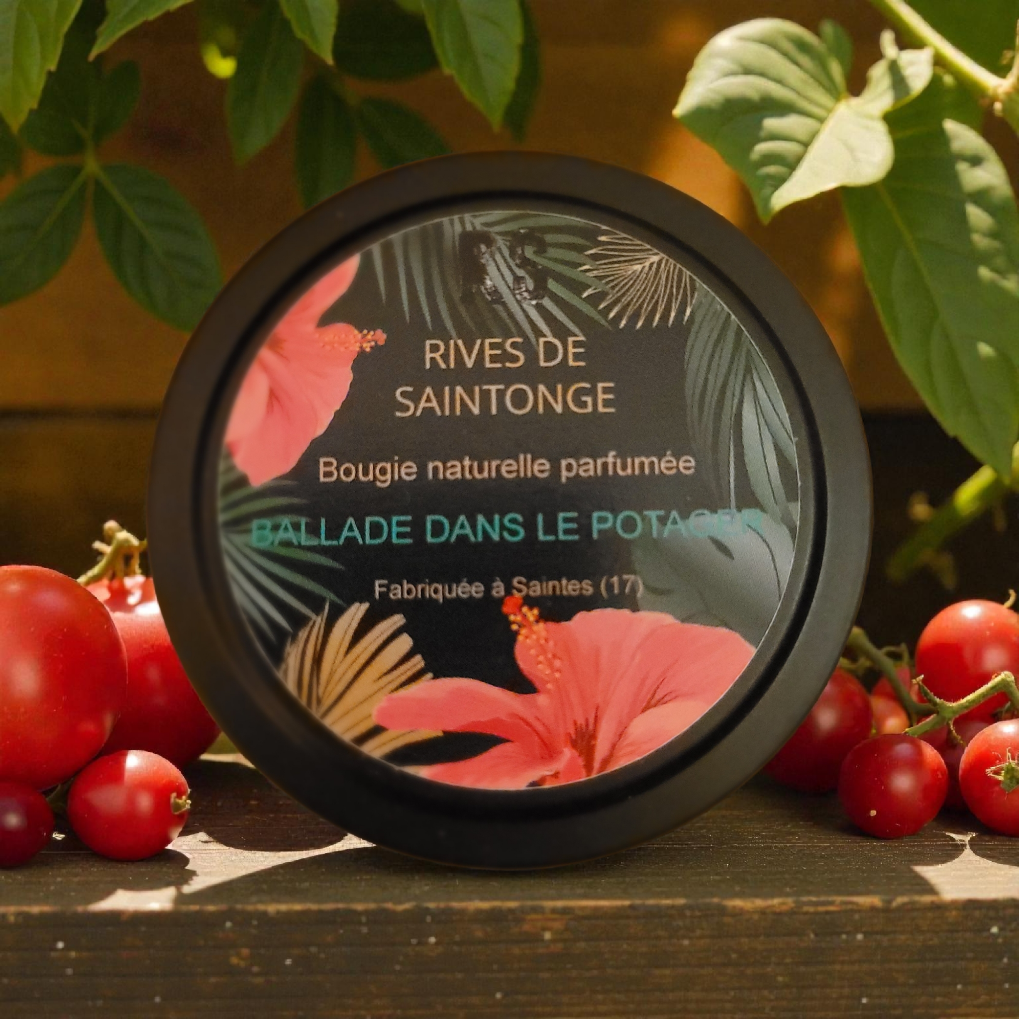 bougie tomate verte et cassis ballade dans le potager