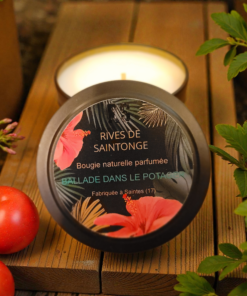 bougie tomate verte et cassis ballade dans le potager