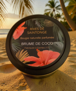 bougie noix de coco naturelle
