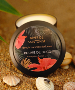 bougie noix de coco naturelle