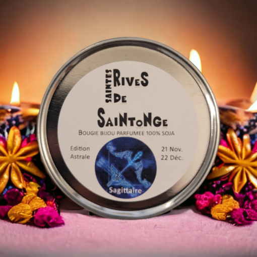 bougie bijou astrale sagittaire
