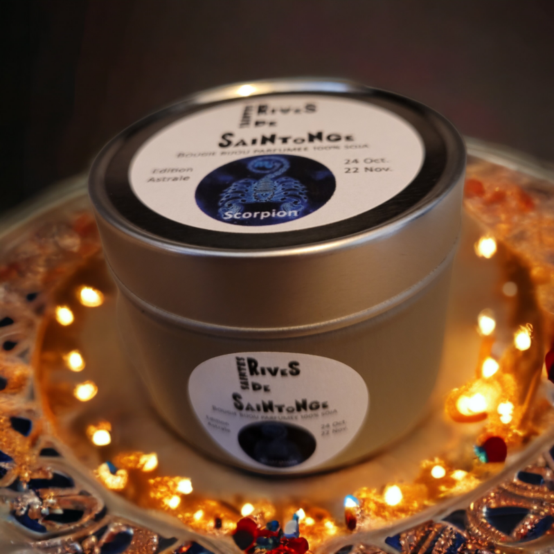 bougie astrale bijou scorpion Bougies Astrologiques avec Bijou