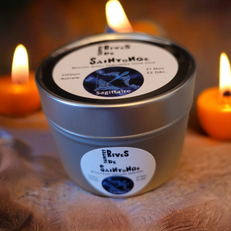bougie astrale bijou sagittaire Bougies Astrologiques avec Bijou