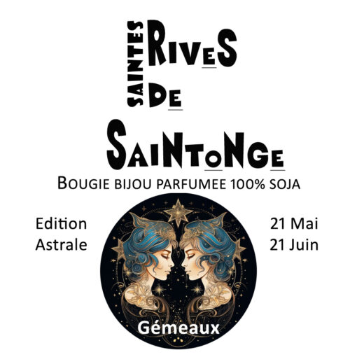 bougie astrale bijou gémeaux