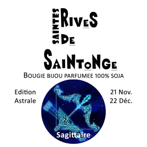 bougie bijou astrale sagittaire