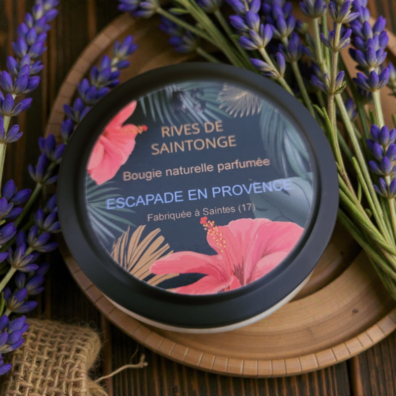 bougie déco artisanale France, bougie parfumée