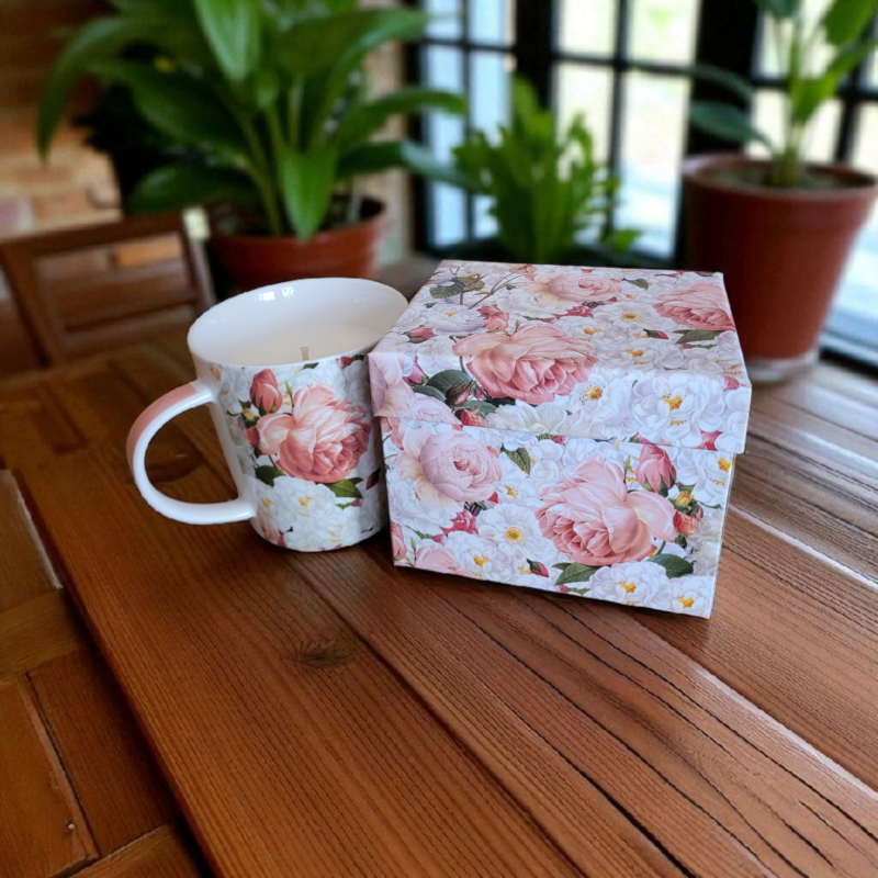 Bougie artisanale française parfumée rose ancienne